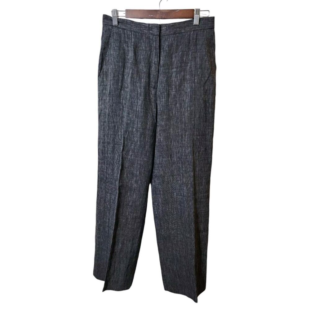 MaxMara Linen Straight Leg Pants